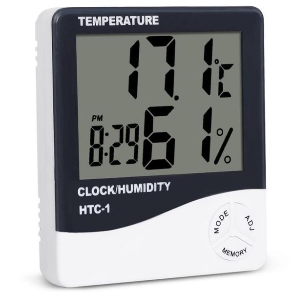 Termómetro Digital LCD Vastar, higrómetro, medidor electrónico de temperatura y humedad, estación meteorológica para interiores y exteriores, Tester256F