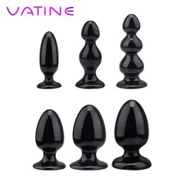VATINE – Plug Anal de grande taille, masseur de Prostate, grosses perles, stimulateur d'anus, jouets sexy pour hommes et femmes