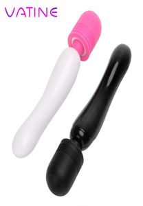 Vatine Stimulater Stimulateur Massageur Magic Wand USB Vibrateurs rechargeables Motors Double Motors Adulte Sex Toys for Women GSPOT Rod Y190618384243