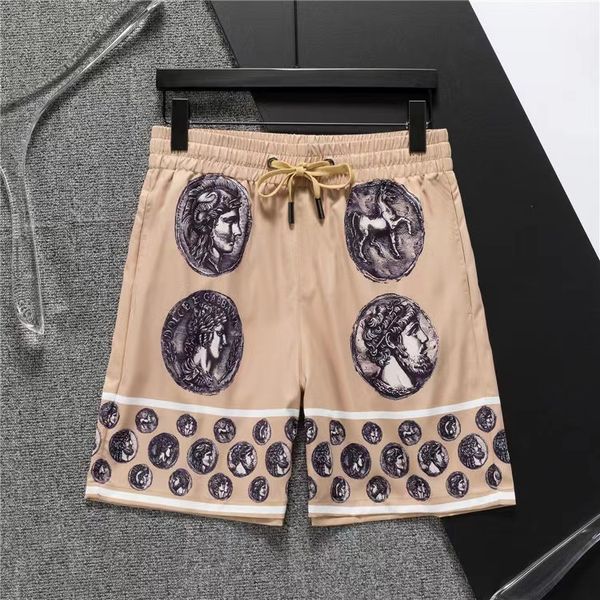 Vazs Shorts pour hommes Vêtements pour hommes et femmes Designer Été Casual Street Wear Séchage rapide Maillot de bain Couronne Imprimé Rayé Beach Resort Pantalon Asiatique Si