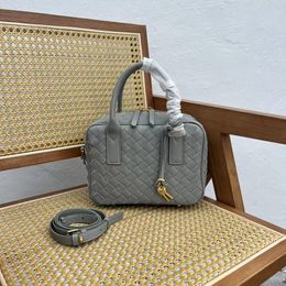 VB schoudertas damestas kleine vierkante doos retro mode kleine luxe designer handtas perfecte reis vol textuur retro klassieke metalen knoop verfraaide lente