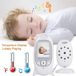 VB601 Video Baby Monitor Wireless 2.0 '' LCD Babysitter 2 Way Talk Visión nocturna Temperatura Seguridad Niñera Cámara 8 Canciones de cuna