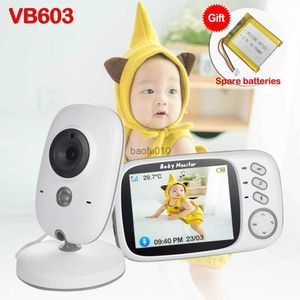 VB603 3.2in LCD Électronique Bébé Moniteur Affichage Vidéo Interphone Surveillance Caméra Lullaby Sécurité Protection Pour Nouveau-Né Bébé L230619