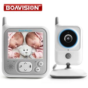 VB607 Moniteur vidéo pour bébé 2,4 G sans fil 3,2 pouces LCD Audio bidirectionnel Parler Vision nocturne Surveillance Caméra de sécurité Babysitter 240326