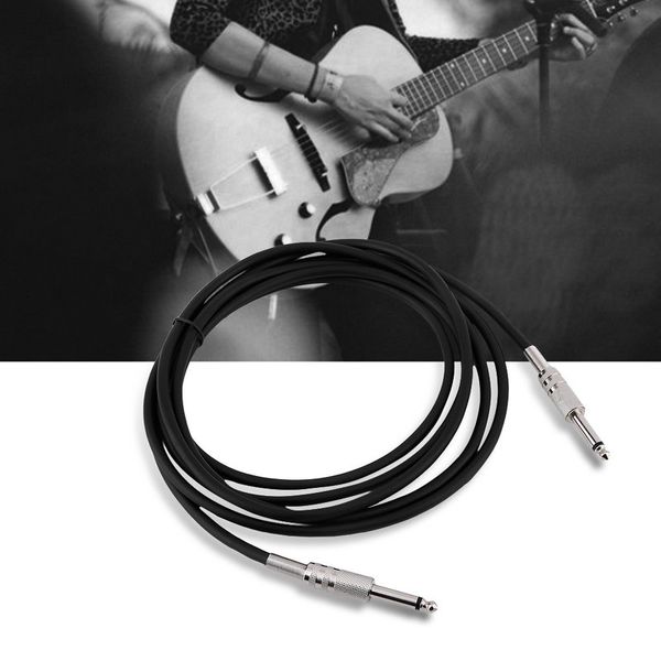 VBESTLIFE Nouveau 6.35mm Jack Mâle à Mâle Mono Fiches Ligne de Guitare Électrique Protéger Sommer Câble Universel