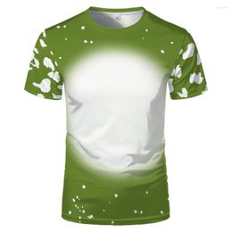 Vbti Heren T-shirts Heren t-shirts Sublimatie Blank Polyester Sneldrogende kleding T-shirt Korte mouwen Shirt Effen Sportkleding T-shirt voor volwassenen Kinderen