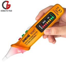 VC1017 Elektrische indicator 12-1000V Non-Contact Socket Wall AC AC-stroomuitgang Spanning Sensor Detector Tester Pen LED-licht Voltmete