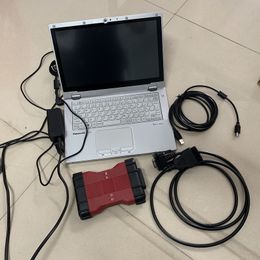 VCM2 VCM 2 IDS V129 JLR V128 2 en 1 pour Interface de Diagnostic Ford et Mazda avec Scanner de Code OBD2 pour ordinateur portable CF-AX2