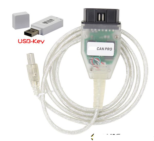 VCP CAN PRO V5.5.1 K-line OBD 2 OBD2 herramienta automática de diagnóstico de coche CAN BUS Cable de escáner con Dongle