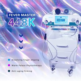 VE Fever Master Eliminación de grasa después de la recuperación del daño muscular RET RF 448k Máquina de estimulación bioeléctrica