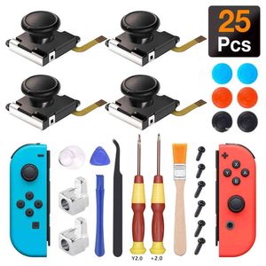 Veanic 4-Pack Joystick de remplacement 3D Joystick analogique Joy-Con Controller Nintendo Switch Accessoires de jeu