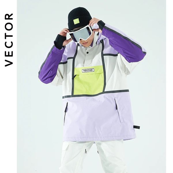 Vector Ski Wear Women's Hotted Pull Réfléchissement Réflexion Ski Usure de ski épaissie et équipement de ski étanche