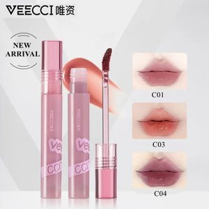 VEECCI Water Light Lip Stain Gloss Vloeibare Lipstick Matte Shimmer Hydraterende Glazuur Plumping Lips 240229