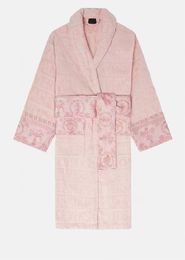 VEET Robe Designers Bathrobe Baroque Fashion Pamas Mens Women Lettre Jacquard Printing Barocco Print Sleeves Châle Collier Courte 100% coton