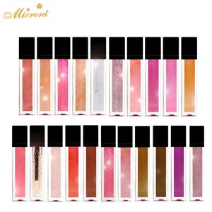 Metalen vloeibare lippenstift 21 kleuren waterdichte make-up metalen lip glanst langdurige glinstering glitter lip glanzend tint