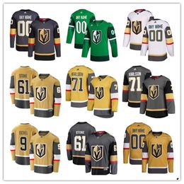 Maillots de hockey personnalisés Vegas Golden Knights 32 Jonathan Quick 10 Nicolas Roy 20 Stephenson 2 Zach Whitecloud 22 Michael Amadio 24 Brendan Brisson 39 T Brossoit