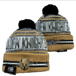 Vegas Golden Fashion Beanie Chapeaux tricotés Équipes sportives Baseball Football Basketball Bonnets Casquettes Femmes Hommes Pom Mode Hiver Top Caps Sport Knit Hats