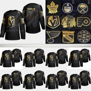 Vegas'golden'Knights''golden Edition Jerseys 29 Fleury 75 Ryan Reaves 71 Karlsson Mark Stone Pas elk getal elke naam Hockey Jersey aan