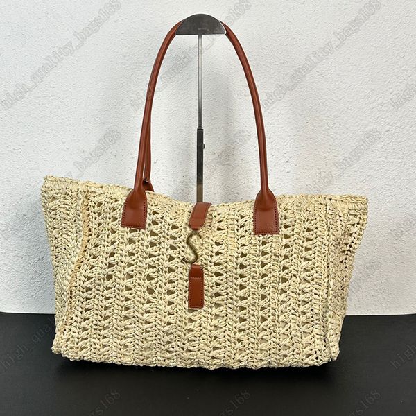 Panier de légumes Hollow Grass Toven Tote Sac de créateur Sacs Femme sacs à main Sac de plage Sac de paille de mer Luxur