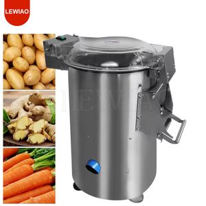 Vegetable Cassava Pommes de terre Carrot Ginger Nettoyage Washing Machine de pelage avec une fonction de polissage des impuretés