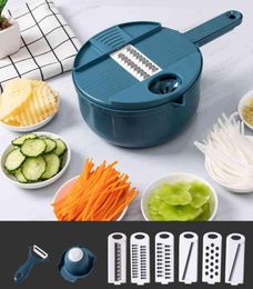 Cutter de légumes Mandoline Mandoline Slicer Fruit Poueler Peeler Carrot Cheeter Cherater Accessoires Accessoires Hopper Sliner 21037365108