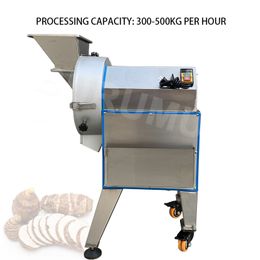 Machine de découpe de légumes Machine de découpe commerciale tranche de tomate trancheuse pomme de terre concombre déchiqueteuse