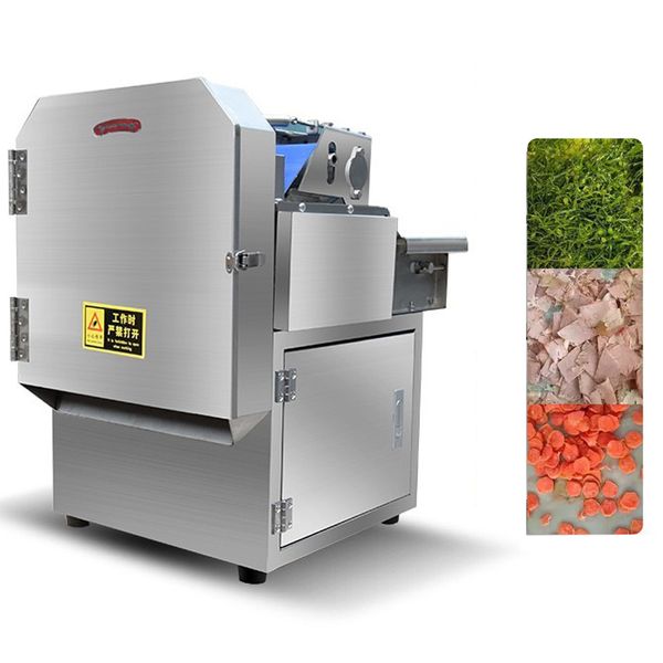 Máquina cortadora de verduras para restaurante, cortador multifuncional de cebolla verde, ají, cortadora, picadora