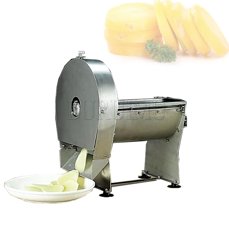 Máquina de fatia de frutas vegetais Slicer de limão elétrico Automático Máquinas comerciais de cenoura de batata