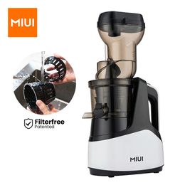 Outils de fruits à légumes Miui Juicer lent 7 Vis Extracteur de presse froide filtre File Wash Electric Hine Large Calibre Modleprime 231216