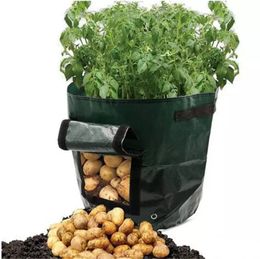 Plantation de légumes sac de culture extérieur suspendu Vertical Style ouvert pomme de terre fraise planteur pour cultiver des Pots de pommes de terre