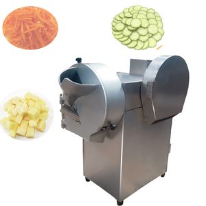 Groente Slicer Machine Commerciële Groenten Snijmachine Elektrische Aardappel Cutter Dubbele kop Verscheurde DICING Fabrikant