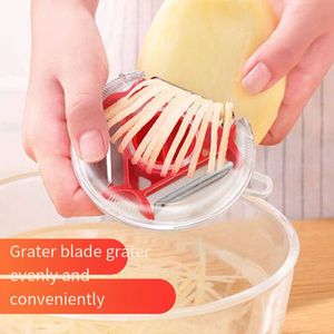 Vegetable Tools Multi-function portable Grater Apple Peeler Apple Kitchen Carrot Potato Gadgets Fruit Stainless Steel Paring Knife Three Head