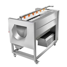 Groente wasmachine voor yam taro gember zoete radijs sint -jakobsschelp oester lotus wortel roestvrijstalen aardappelreiniging peeler