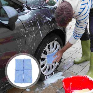 Protectores de vehículos 4 piezas de esponja de microfibra para lavado de autos BlockCare