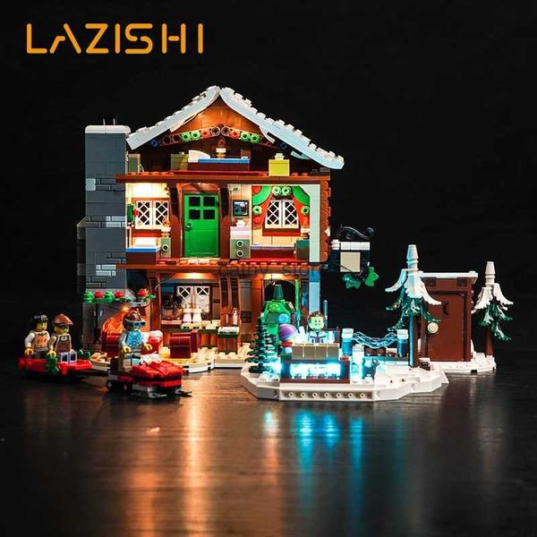 Véhicule jouets Lazishi LED 10325 ensemble adapté aux blocs de construction Alpine Lodge (incluant uniquement les accessoires d'éclairage) L231114