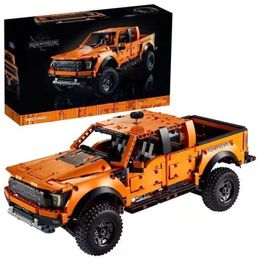 Véhicule jouets technique 42126 Ford Raptors F 150 pick-up voiture de course 1379 pièces bloc de construction modèle briques pour enfants cadeaux 230830