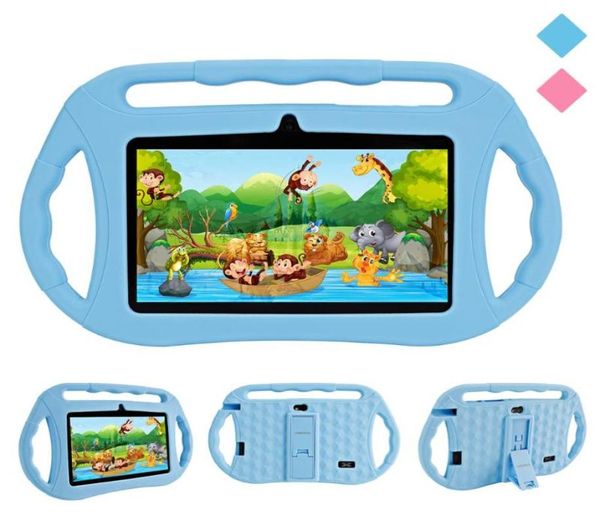Veidoo 7 pouces Android Kids Tablet WiFi Dual Camera Childrens Tablet PC 1 Go 16 Go Google Play Store avec Silicone Case747832