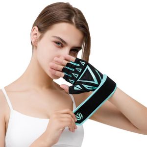 Veidoorn gants de gymnastique d'haltérophilie antidérapants professionnels protection du poignet gants d'exercice respirants sport fitness Q0107
