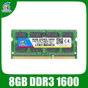 Veineda DDR3 8GB RAM SODIMM DDR 3 4GB 1600 1333 PARA INTEL AMD Portátil RAM Memoria