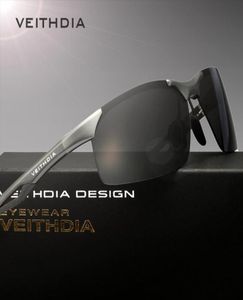 Veithdia Aluminium Classic Brand Men039s Lunettes de soleil Polarzed Sun Glasses Accessoires OCULOS pour hommes Mâle 65919224306