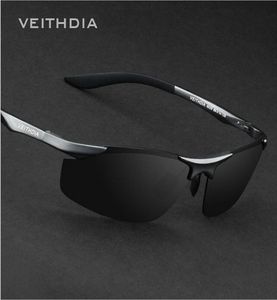 Veithdia Brand Designer Aluminium Polaris Mens Sungass Sunglasses Goggle Eyewear Male Accessoires Sun Glasses UV400 pour les hommes OCULOS 65298203548