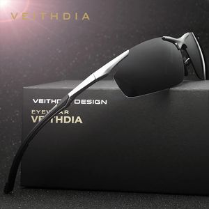 VEITHDIA Diseñador de marca Gafas de sol para hombre Aluminio Magnesio Polarizado UV400 Gafas de sol Ciclismo Deportes Hombre Gafas al aire libre 6592 240220