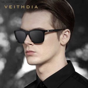 VEITHDIA Gafas de sol Hombres Mujeres Vintage Deportes Fotocromáticos Polarizados UV400 Lente Gafas Accesorios Gafas de sol para hombre V6108 L230523