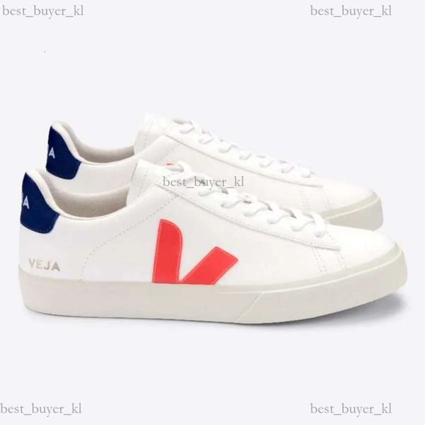 Vejasneakers Designer Small White Shoes French French Casual Casual Top Chaussures plates Femmes avec des chaussures V respirant V Men de baskets décontractées avec Broidered 97