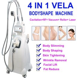 Vela Cavitation Vide Réduction des Graisses Élimination de la Cellulite RF Raffermissement de la Peau Élimination des Rides Rouleau de Visage Brûlant les Graisses Machine de Contour du Corps