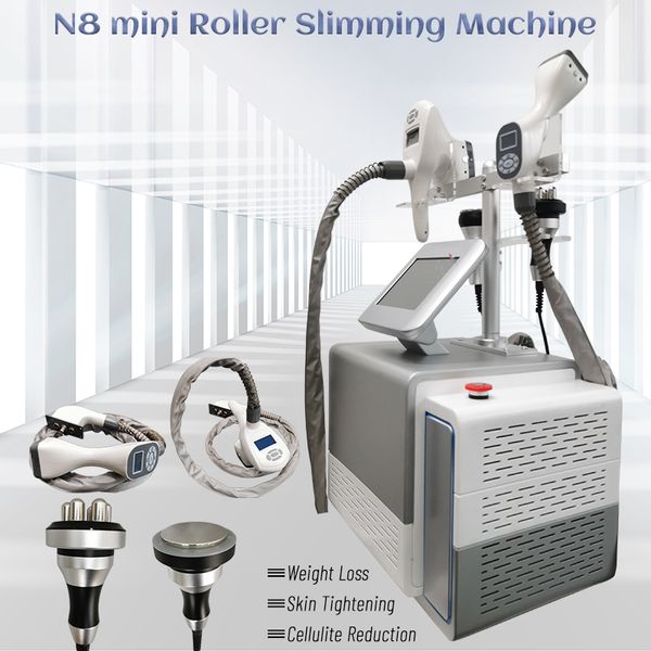 Vela Slim N8 Mini rouleau sous vide corps RF amincissant et façonnant la machine 40khz cavitation ultrasons élimination de la cellulite équipement de beauté