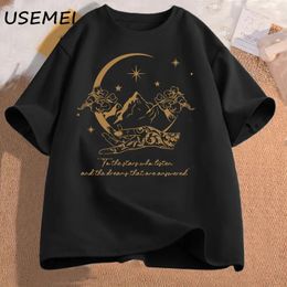 Velaris City of Starlight Tshirt Women to the Star qui écoute ACOTAR SJM Merch Tshirts Cotton Tees 240510