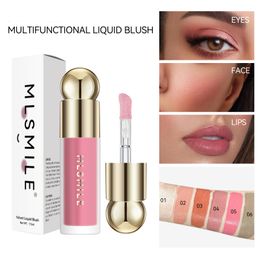 Velevet Liquid Blush Labios y mejillas Universal Hidratante Multifuncional Contorno Natural Resaltador Liquid Blush