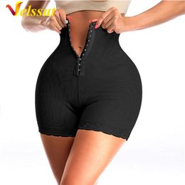 Velssut Shapewear pour femmes Fajas taille Cincher sous-vêtements taille formateur Bodi Shaper sous les robes ventre contrôle culotte 220307