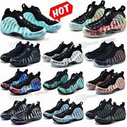 2021 New Air Foamposite PRO One Penny Hardaway Mens Basketball Shoes Penny Hardaway For Men Sports Sneakers Og Royal Foam One Eggplant Purple Foams Night Maroon Gum Trainers